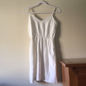 Jcrew White Linen dress, Size Small. NWT